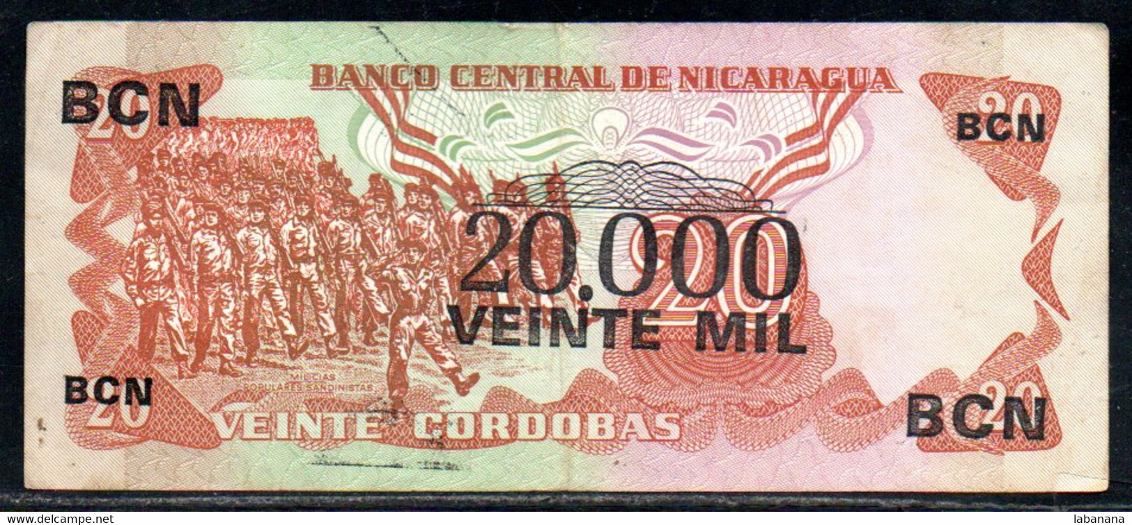 659-Nicaragua 20 000 Cordobas Sur 20 Cordobas 1987 F116 - Nicaragua