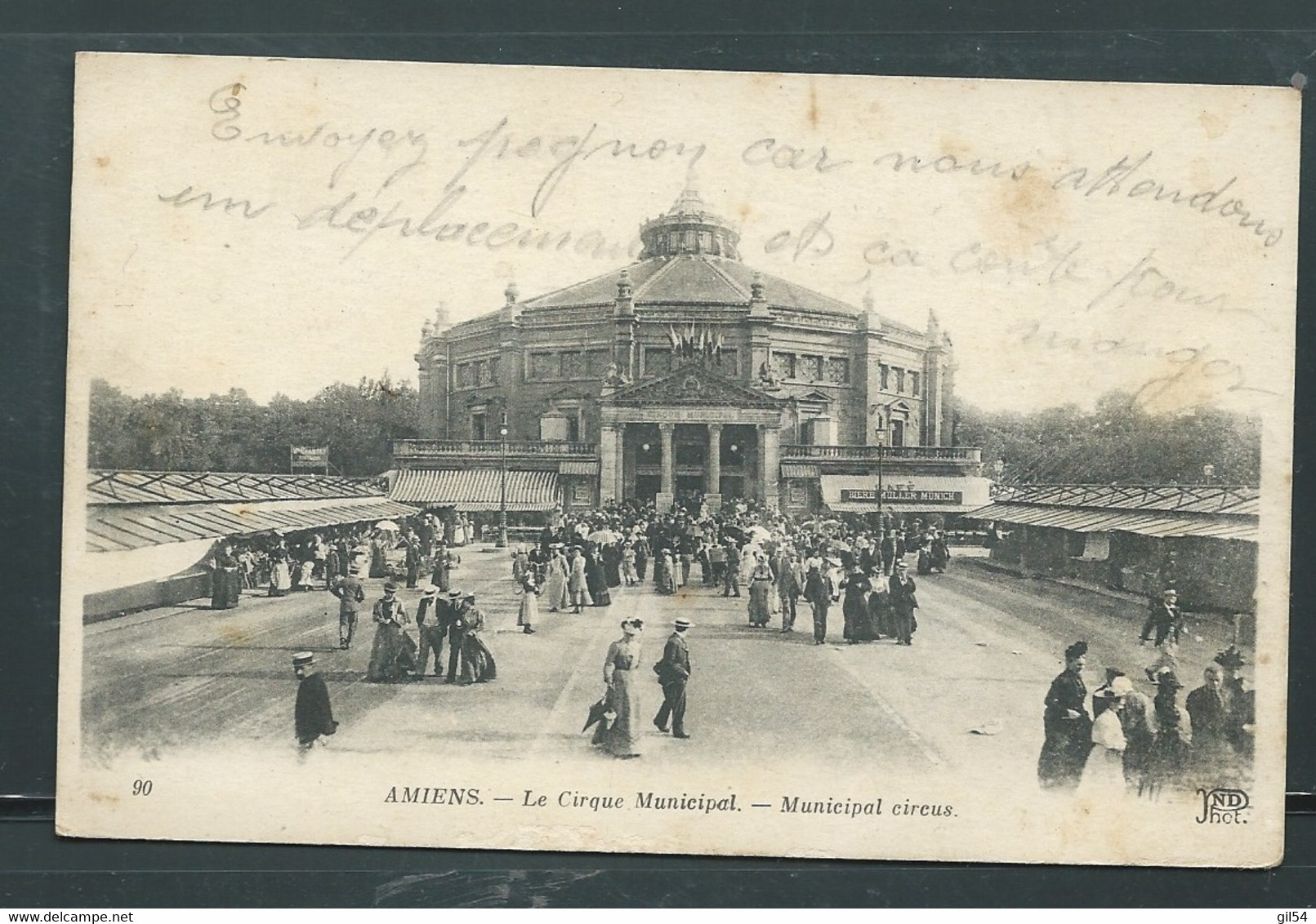 N° 90 - Amiens - Le Cirque Municipal   - Bcw 264 - Amiens