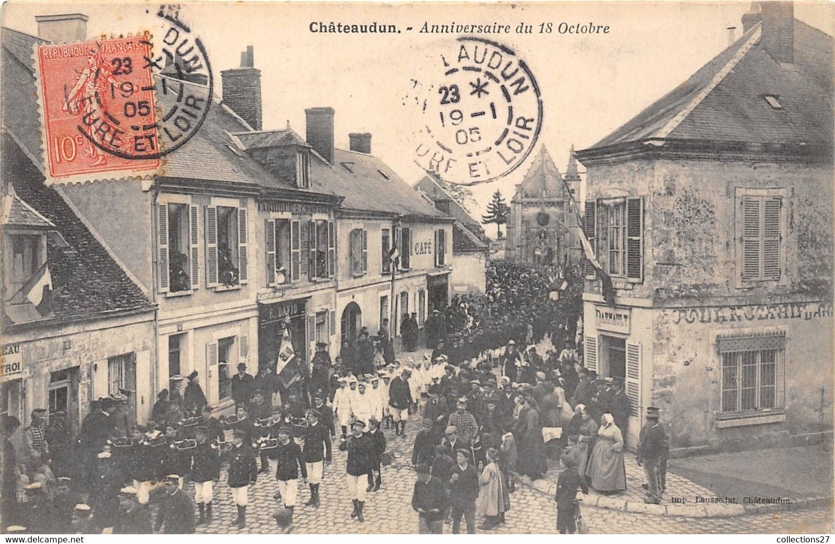 28-CHATEAUDUN-ANNIVERSAIRE DU 18 OACTOBRE - Chateaudun