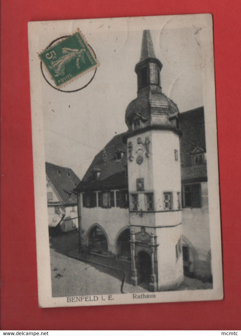 CPA - Benfeld - Rathaus - Benfeld