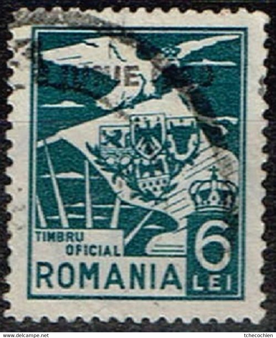 Roumanie - 1929 - Y&T - Service N° 7, Oblitéré - Officials