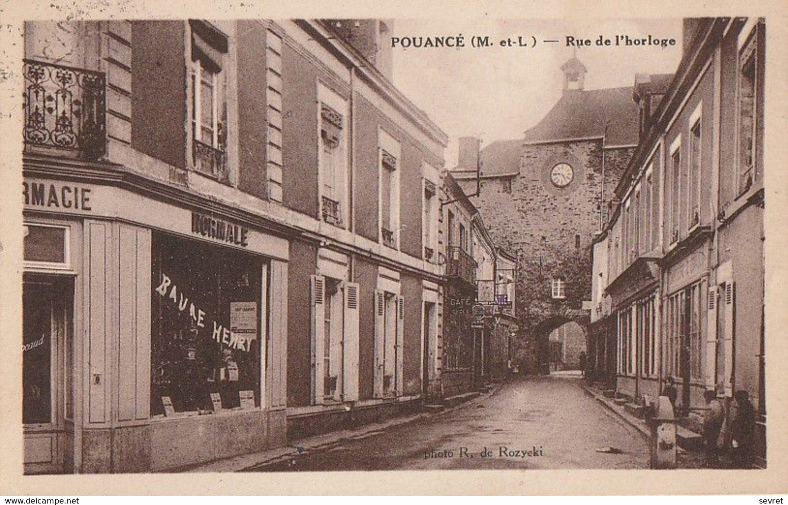 POUANCE. - Rue De L'horloge - Sonstige & Ohne Zuordnung