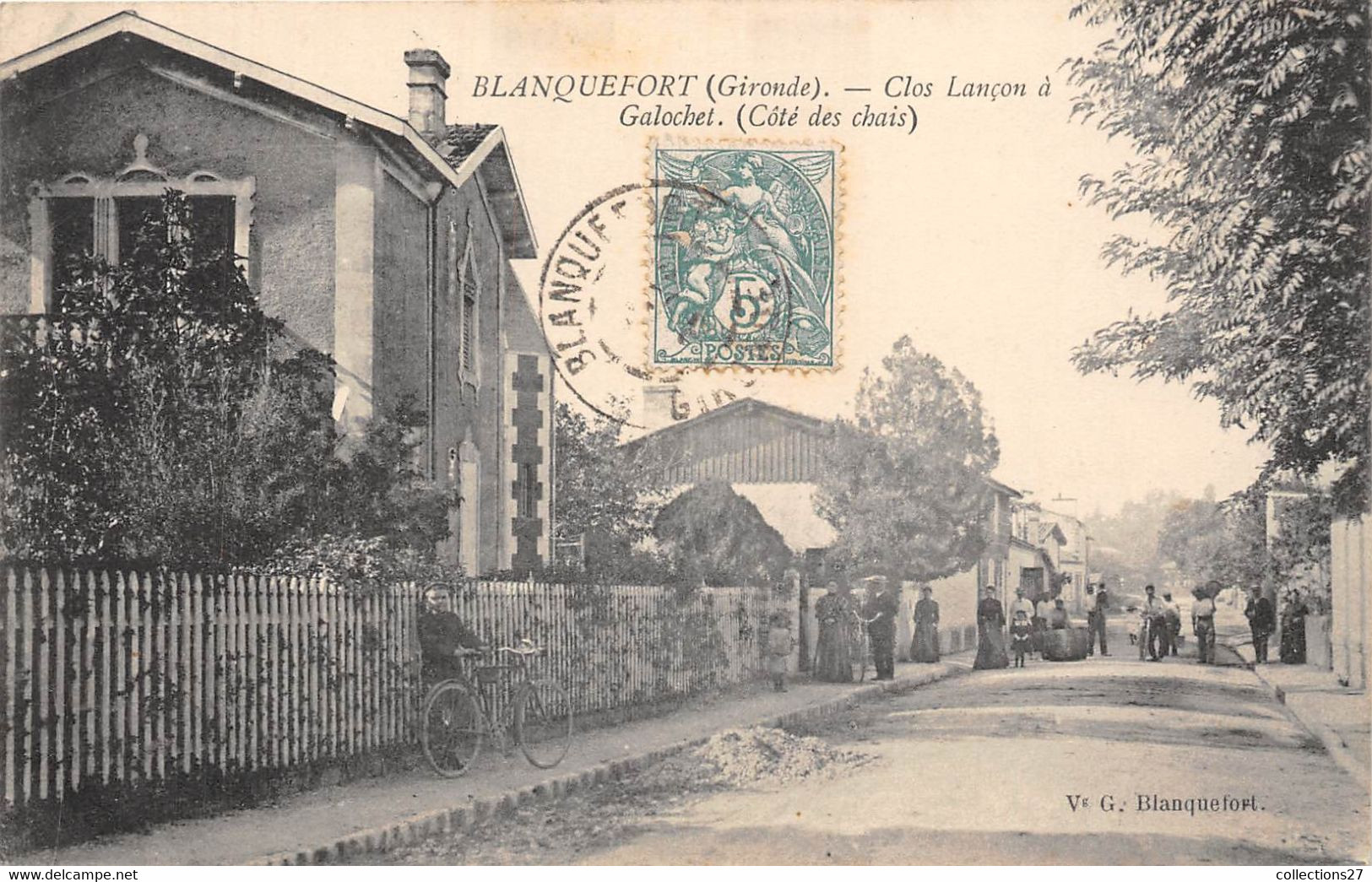 33-BLANQUEFORT- CLOS LANCON A GALOCHET ( CÔTE DES CHAIS ) - Blanquefort