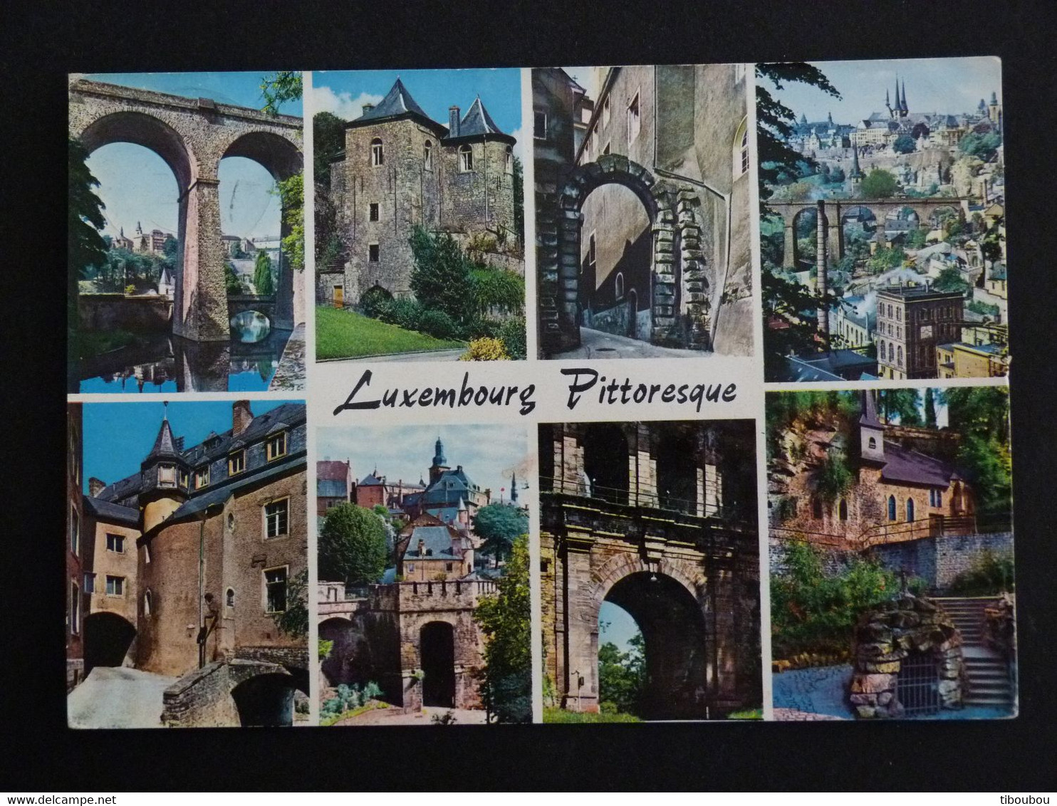 LETTRE LUXEMBOURG LUXEMBURG AVEC YT 583 GRANDE DUCHESSE CHARLOTTE - LUXEMBOURG PITTORESQUE MULTIVUES - Brieven En Documenten