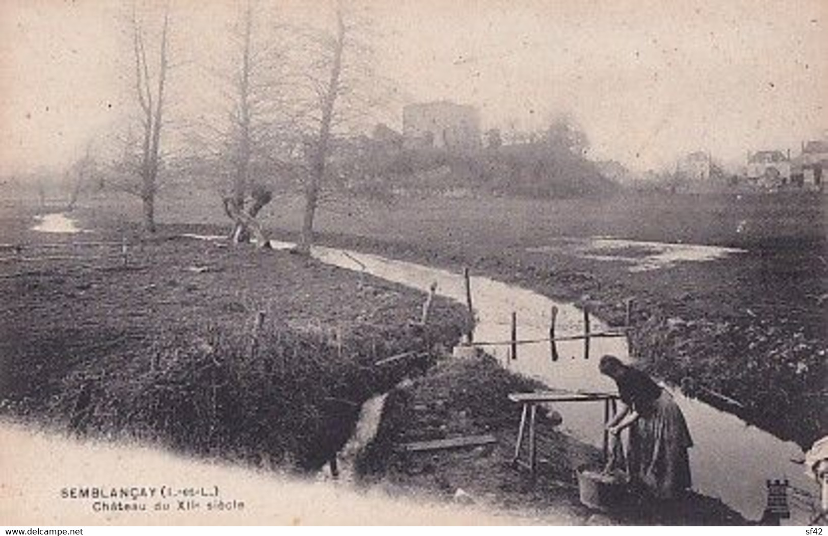 SEMBLANCAY                       CHATEAU             LAVANDIERE              PRECURSEUR - Semblançay