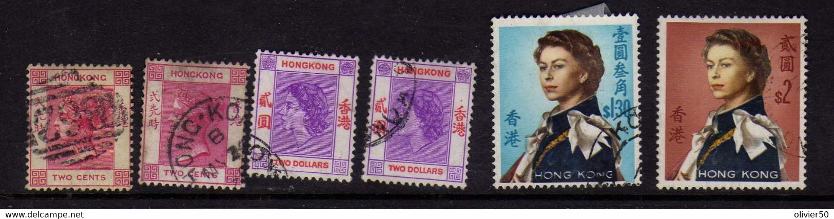 Hong-Kong - Victoria - Elzabeth II   Oblit - Usados