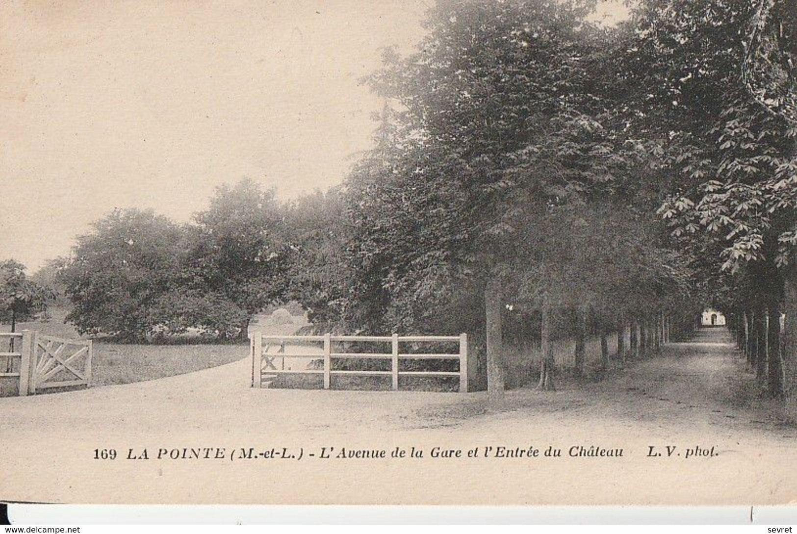 LA POINTE. - L'Avenue De La Gare Et L'Entrée Du Château - Other & Unclassified