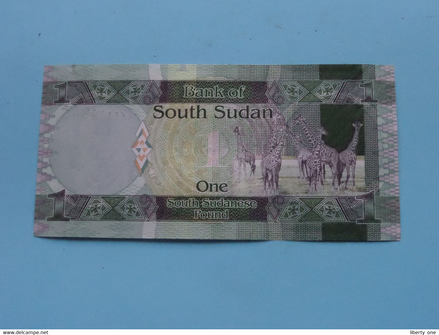 1 One Pound ( AK8809949 ) Bank Of SOUTH SUDAN ( For Grade, Please See Photo ) UNC ! - Soudan