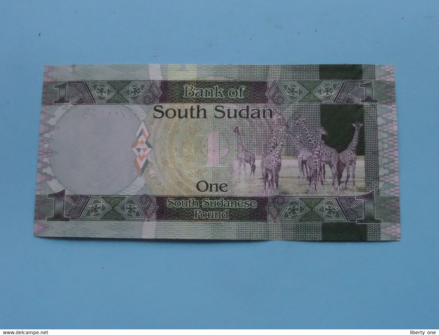 1 One Pound ( AK8809949 ) Bank Of SOUTH SUDAN ( For Grade, Please See Photo ) UNC ! - Soedan