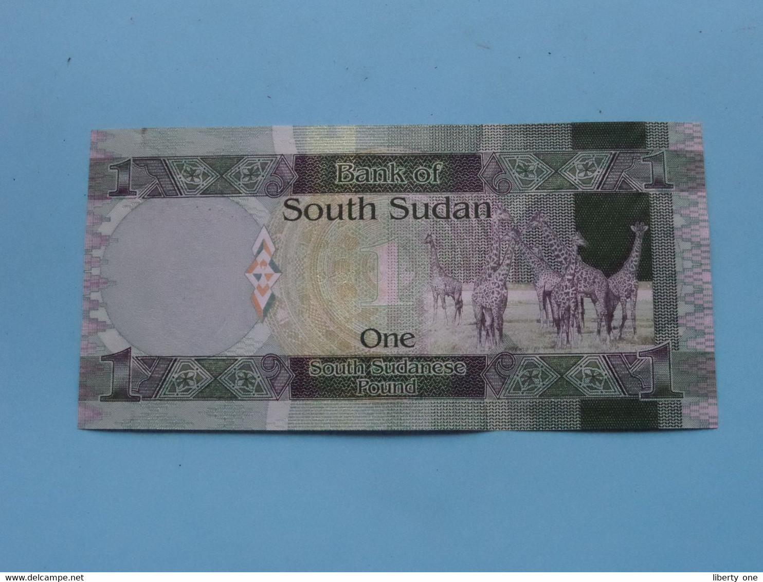 1 One Pound ( AK8809950 ) Bank Of SOUTH SUDAN ( For Grade, Please See Photo ) UNC ! - Soedan