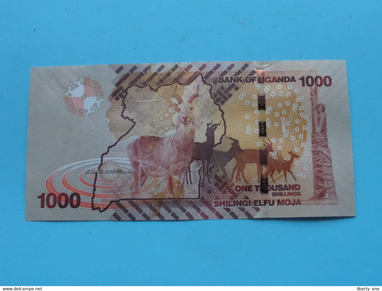 1000 Shillings - SHILINGI ELFU MOJA ( CA0791753 ) Bank Of UGANDA ( For Grade, Please See Photo ) UNC ! - Oeganda