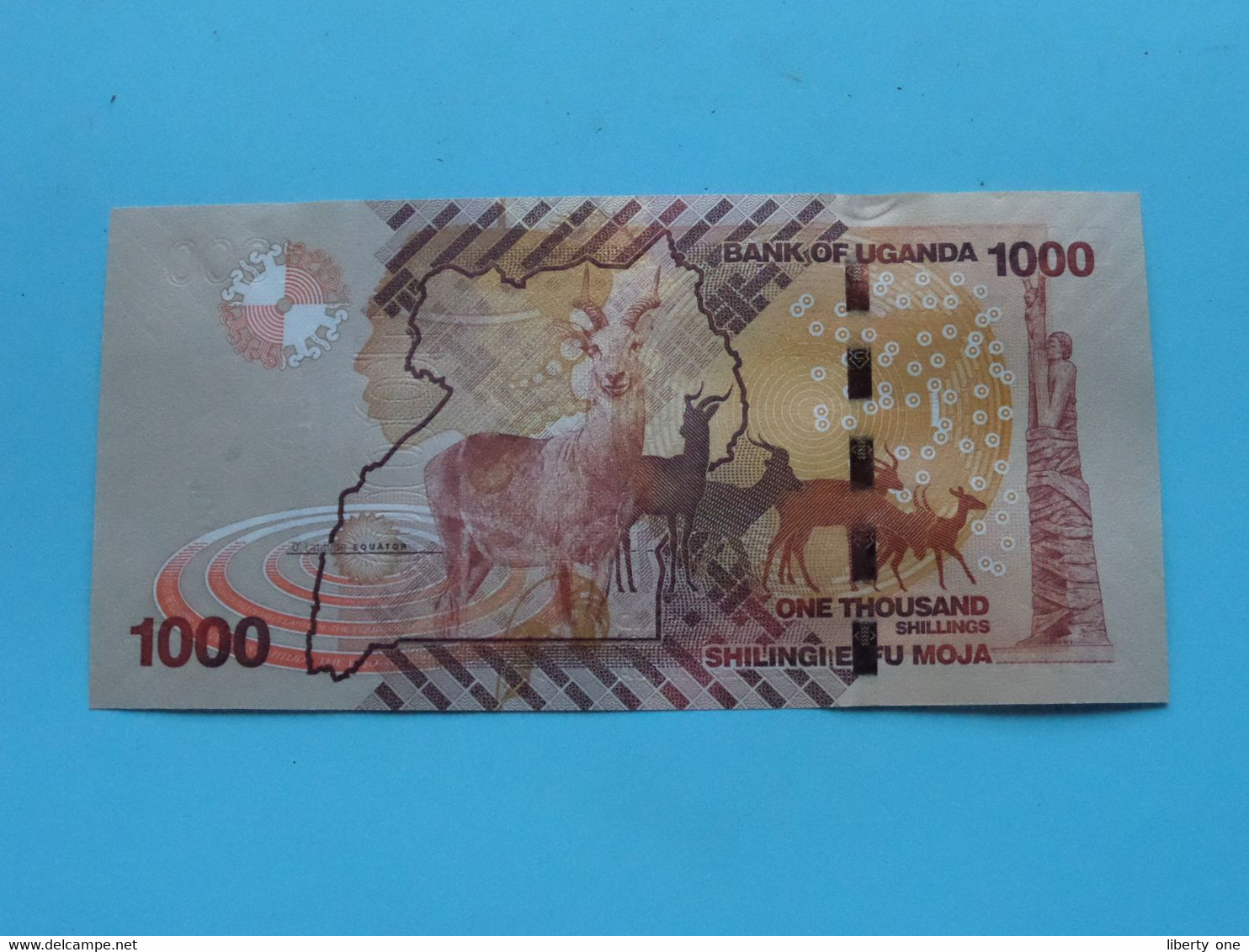 1000 Shillings - SHILINGI ELFU MOJA ( CA0791752 ) Bank Of UGANDA ( For Grade, Please See Photo ) UNC ! - Ouganda