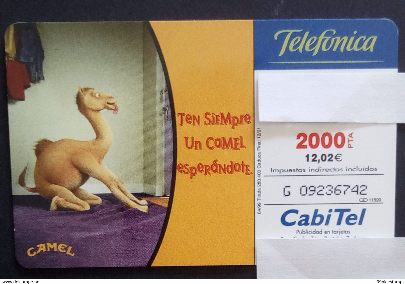 Telephonecard Spain, Used And Empty . - Otros & Sin Clasificación