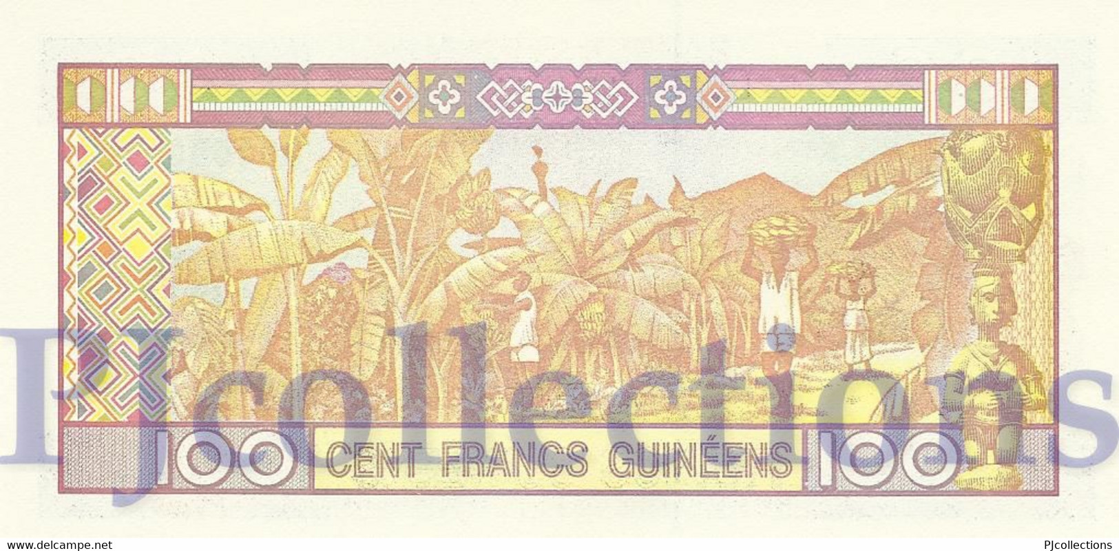 GUINEA 100 FRANCS 2012 PICK 35b UNC - Guinee