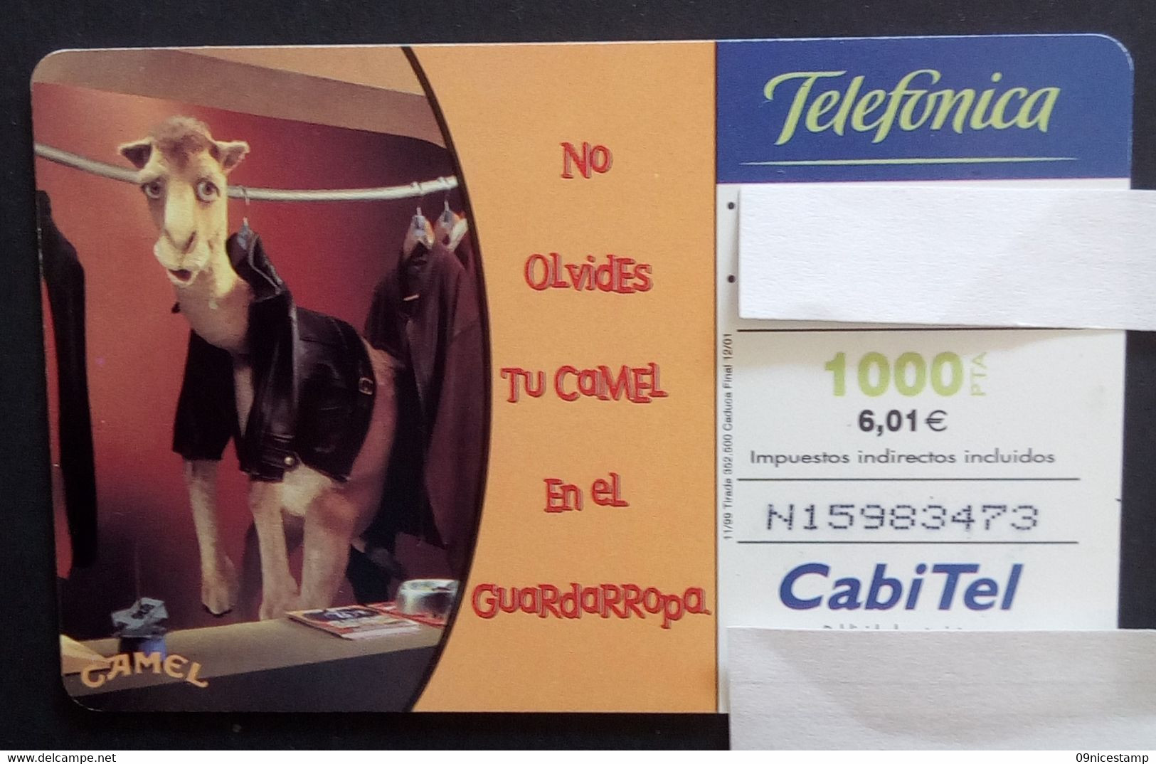 Telephonecard Spain, Used And Empty . - Otros & Sin Clasificación