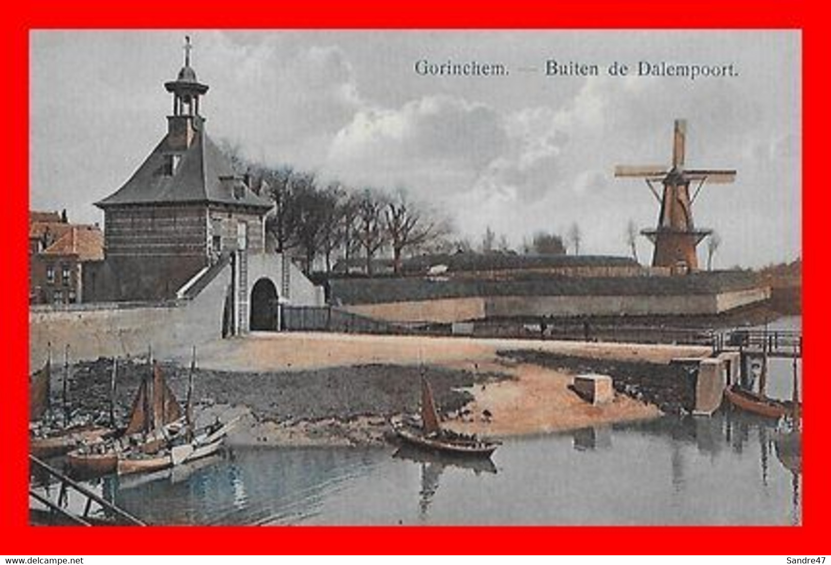 CPA  GORINCHEM (Pays-Bas)  Buiten De Dalempoort...O1308 - Gorinchem