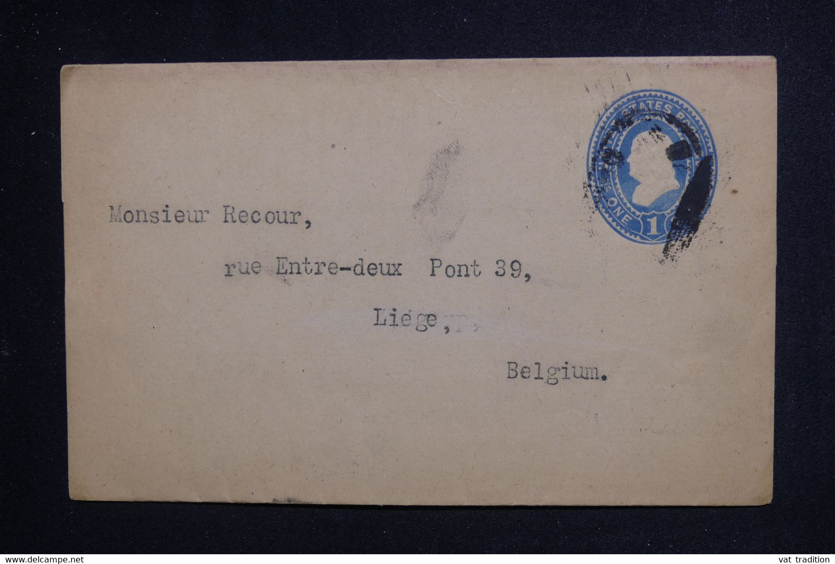 ETATS UNIS - Entier Postal Pour La Belgique - L 128641 - 1901-20