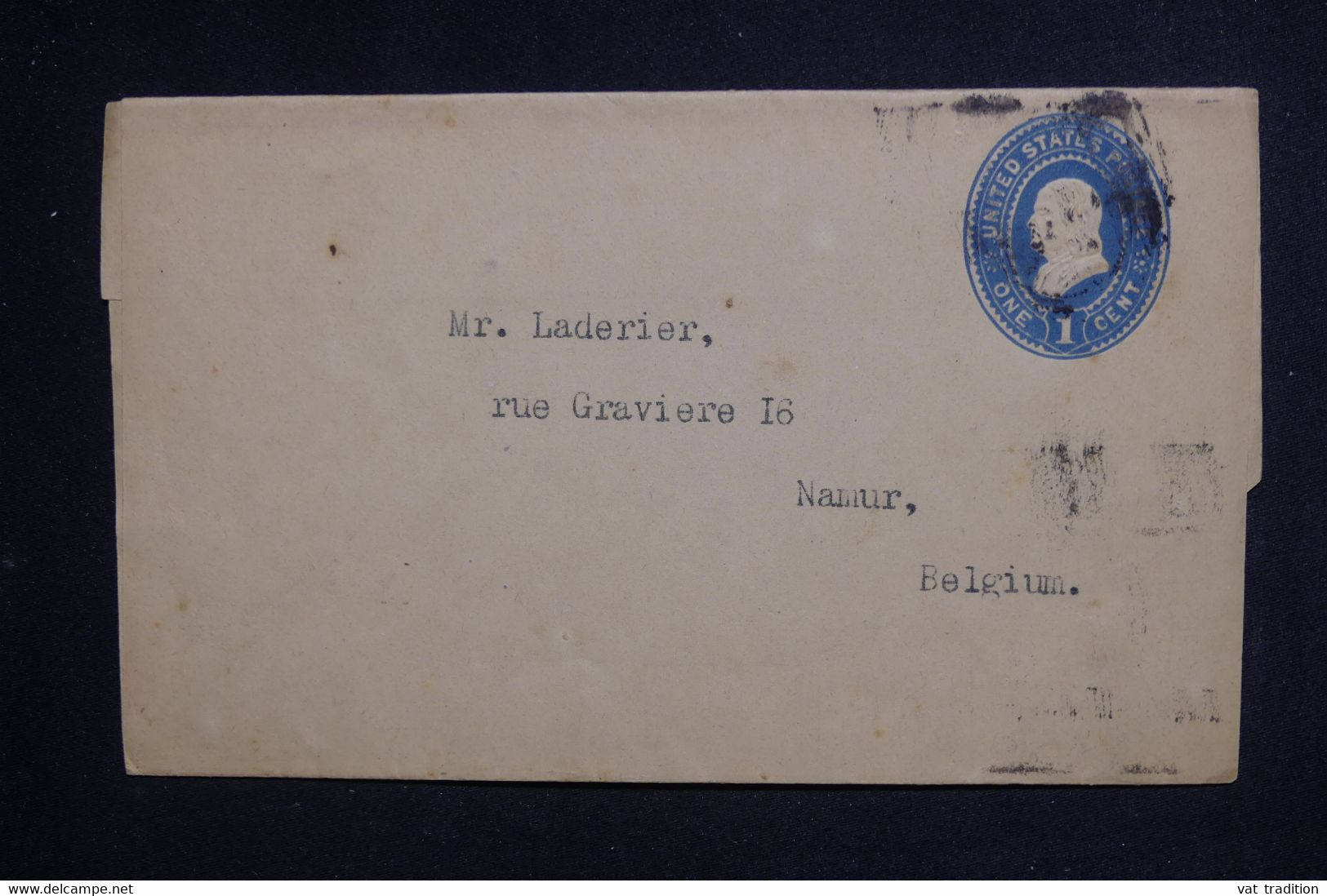 ETATS UNIS - Entier Postal Pour La Belgique - L 128642 - 1901-20