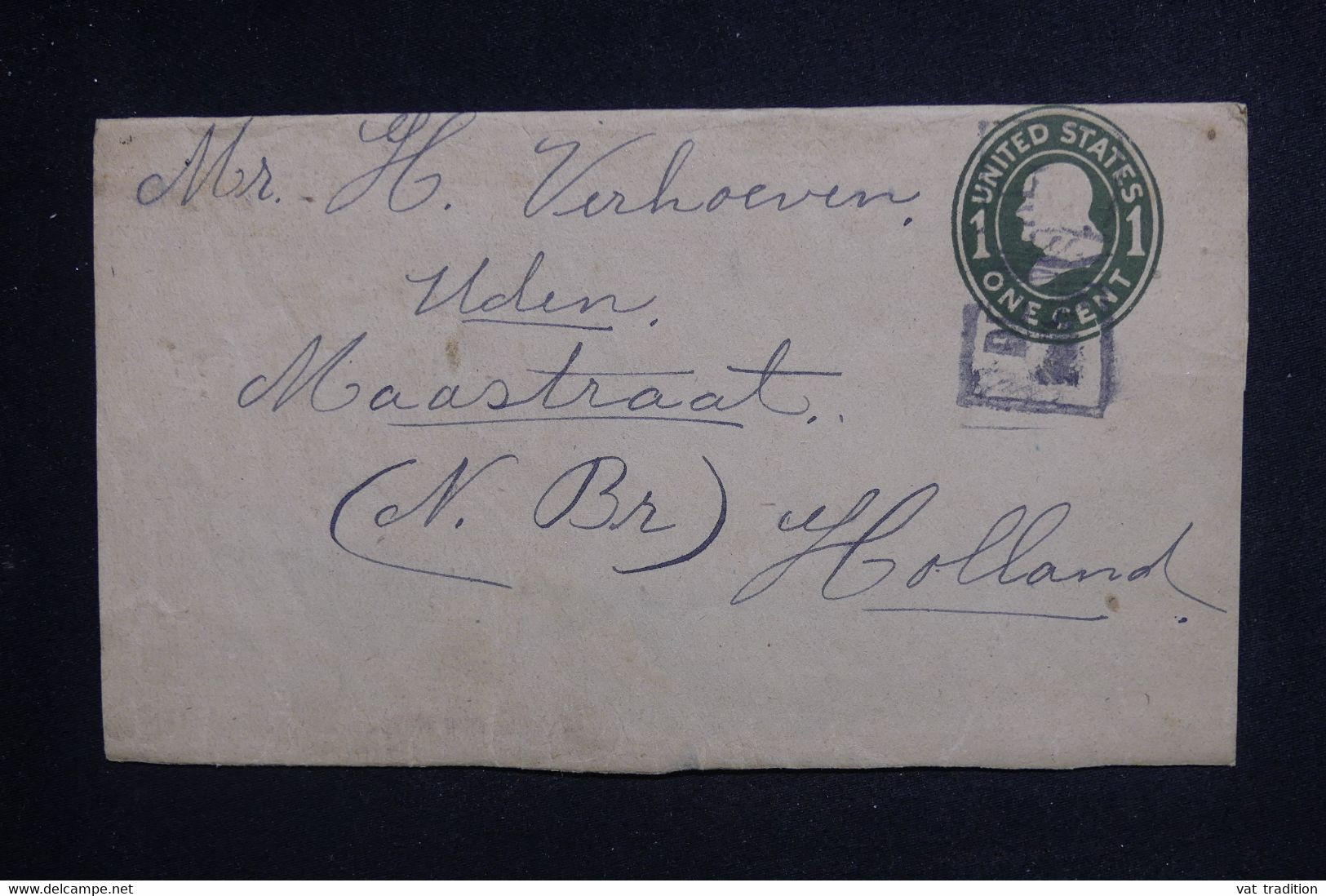 ETATS UNIS - Entier Postal Pour Les Pays Bas En 1910  - L 128650 - 1901-20