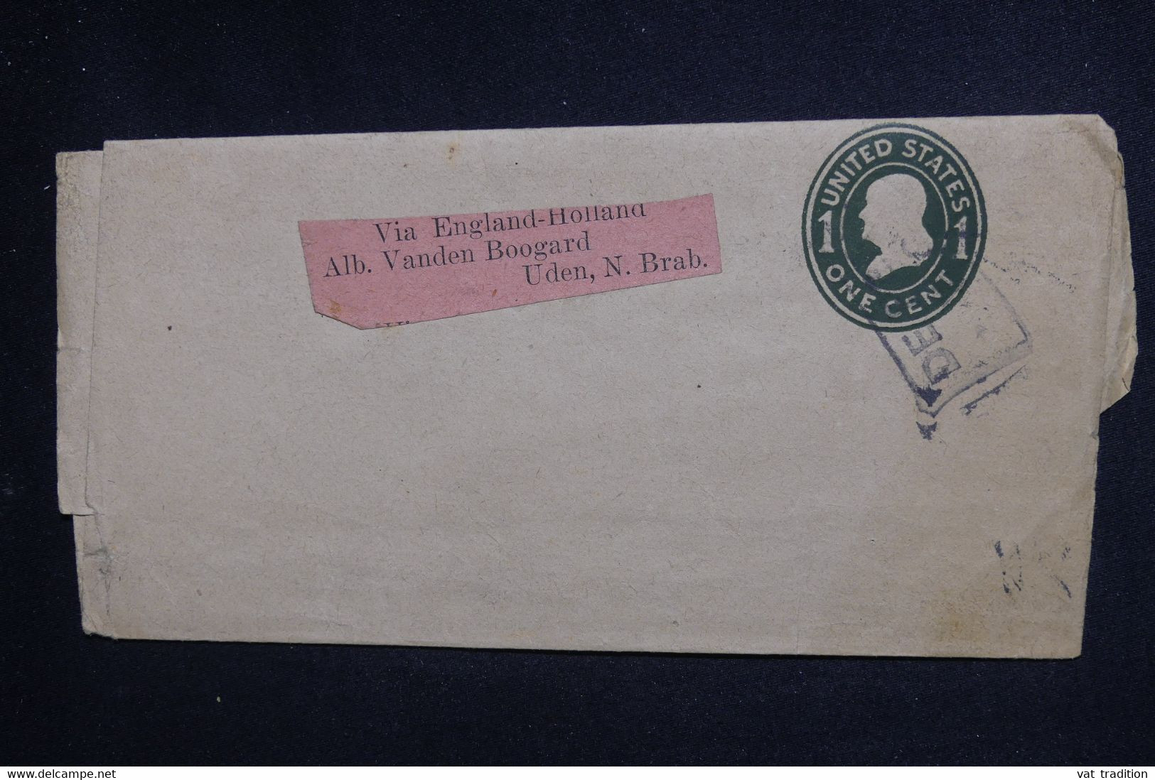 ETATS UNIS - Entier Postal Pour Les Pays Bas En 1910  - L 128651 - 1901-20