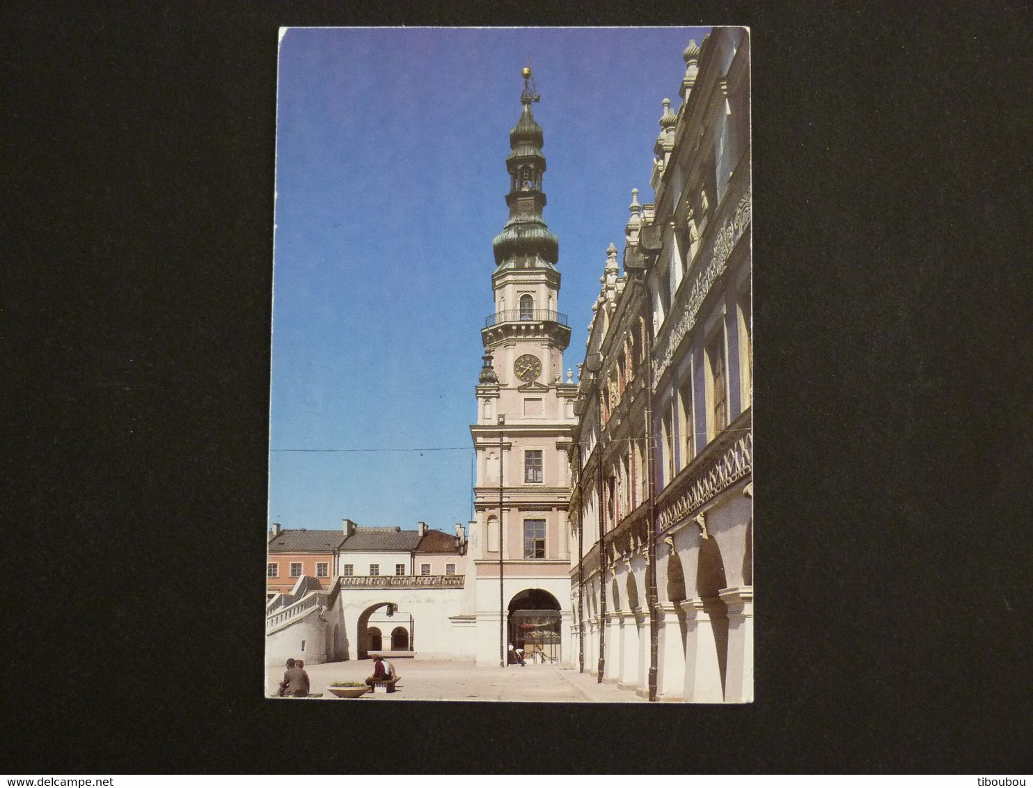 LETTRE POLOGNE POLAND POLEN POLSKA AVEC YT 3075 REGIME ASSURANCES SOCIALES - HOTEL DE VILLE DE ZAMOSC - Storia Postale