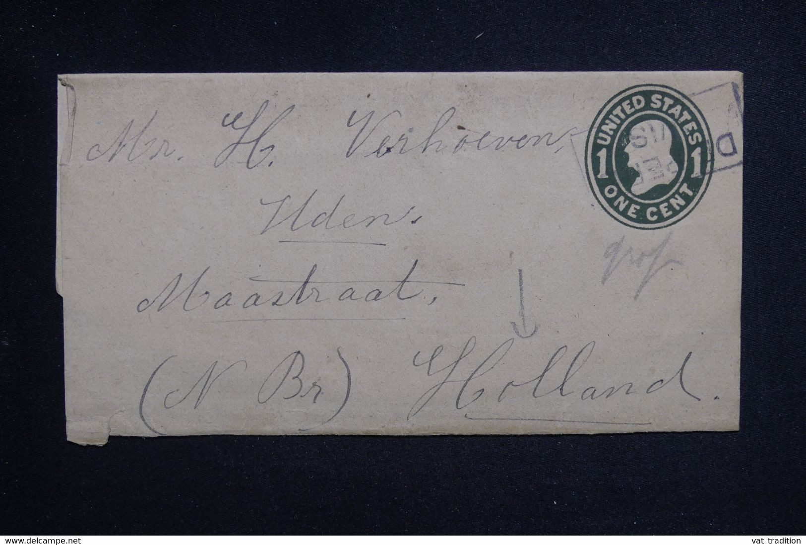 ETATS UNIS - Entier Postal Pour Les Pays Bas En 1911 - L 128669 - 1901-20