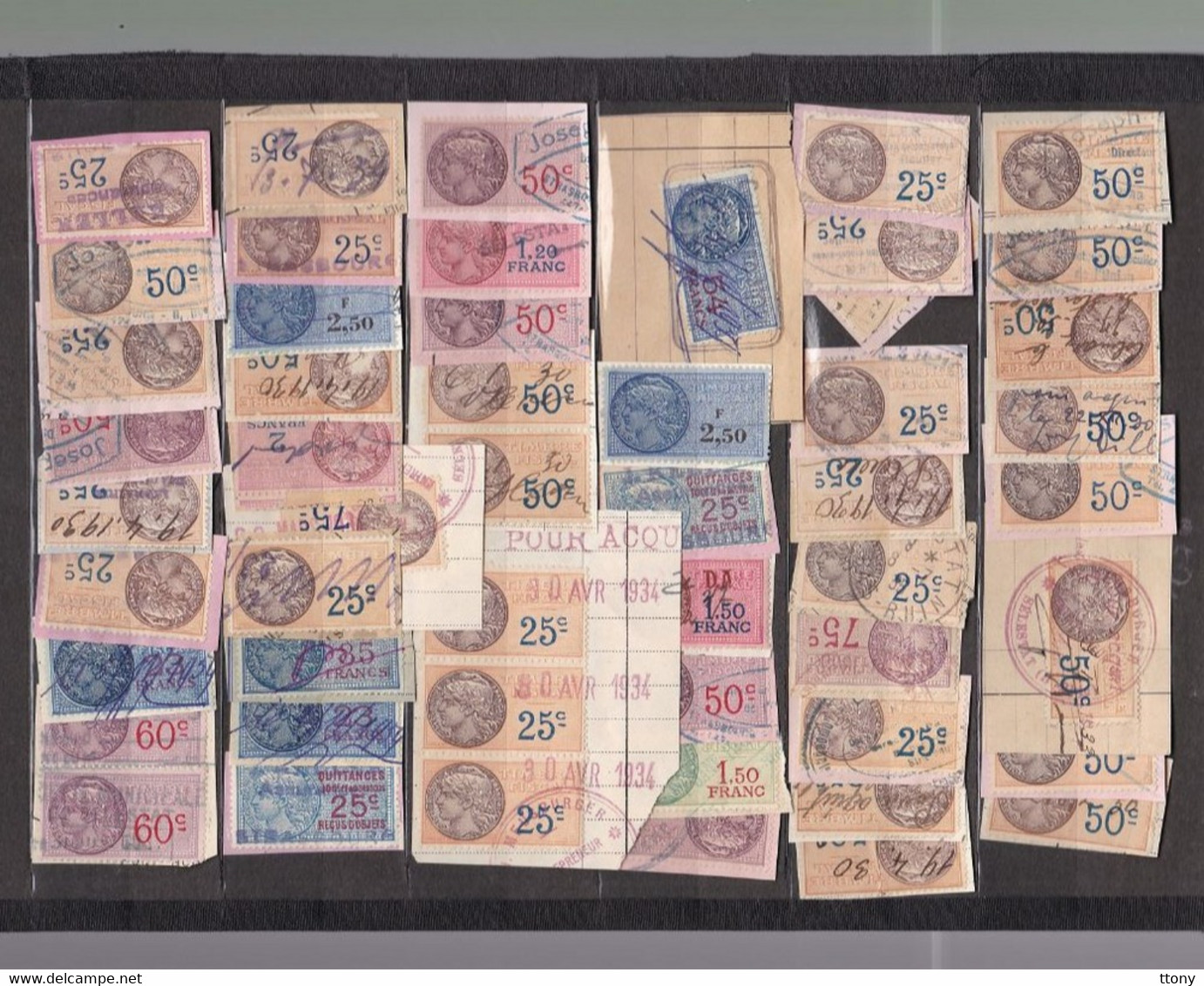 Un Ensemble De Timbres Taxes Différentes Années  Timbres Oblitérés Et  Quelques Timbres Neufs - 1960-.... Used