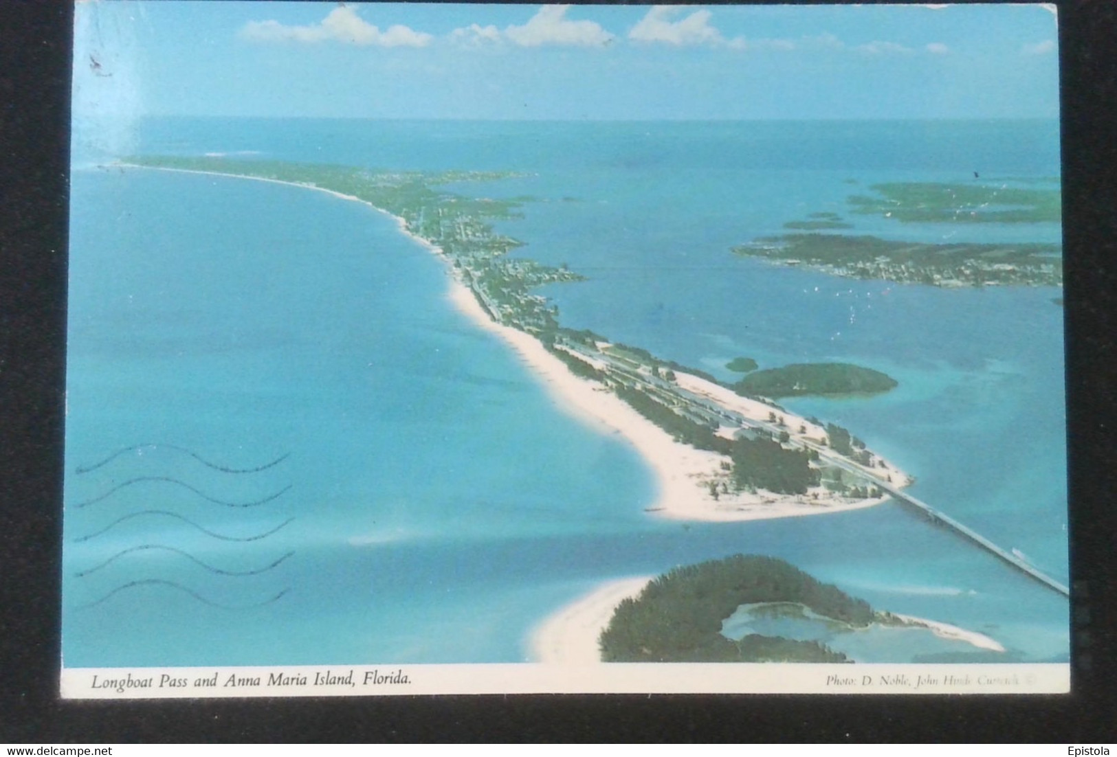 ► LONGBOAT PASS And ANNA MARIA ISLAND , KEYS  1983  (Postcard Addressed To France) - Key West & The Keys