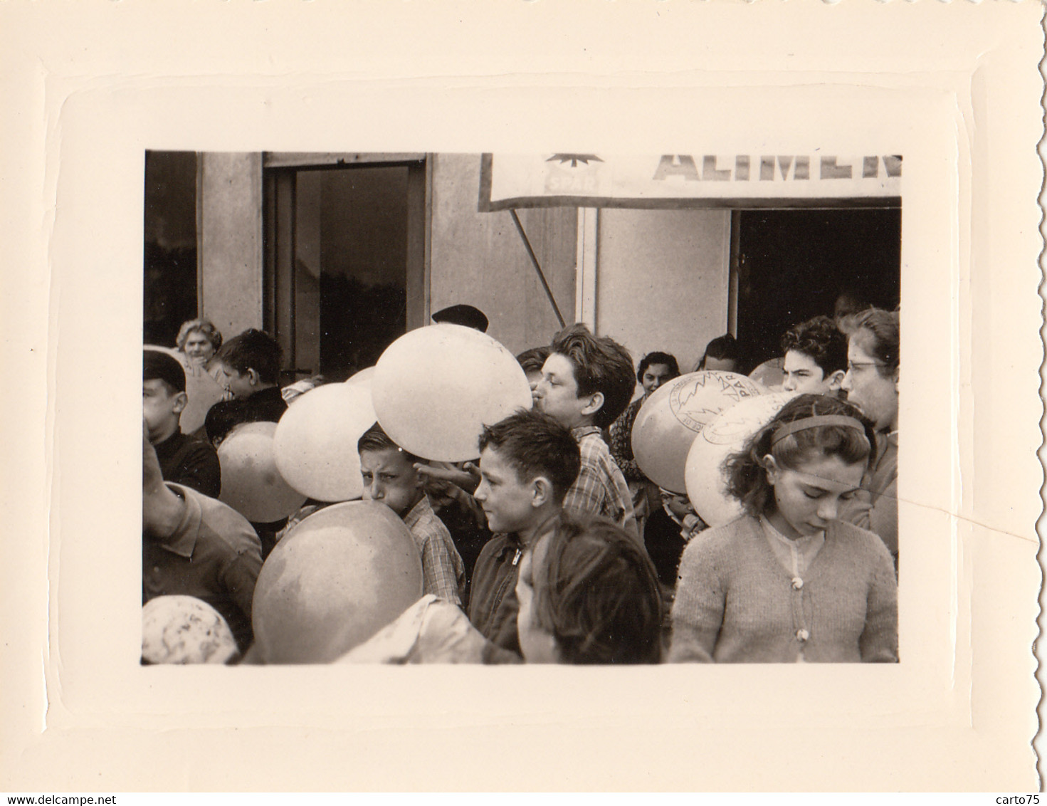 Commerce - Enfants Ballons - Photographie Publicité Magasin Spar Bordeaux 1961 - Ets Alary-Guilhem - Negozi