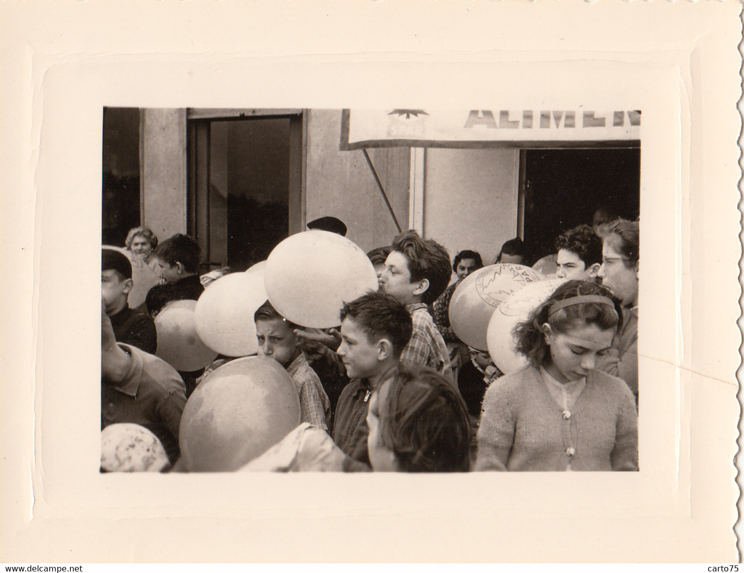 Commerce - Enfants Ballons - Photographie Publicité Magasin Spar Bordeaux 1961 - Ets Alary-Guilhem - Magasins