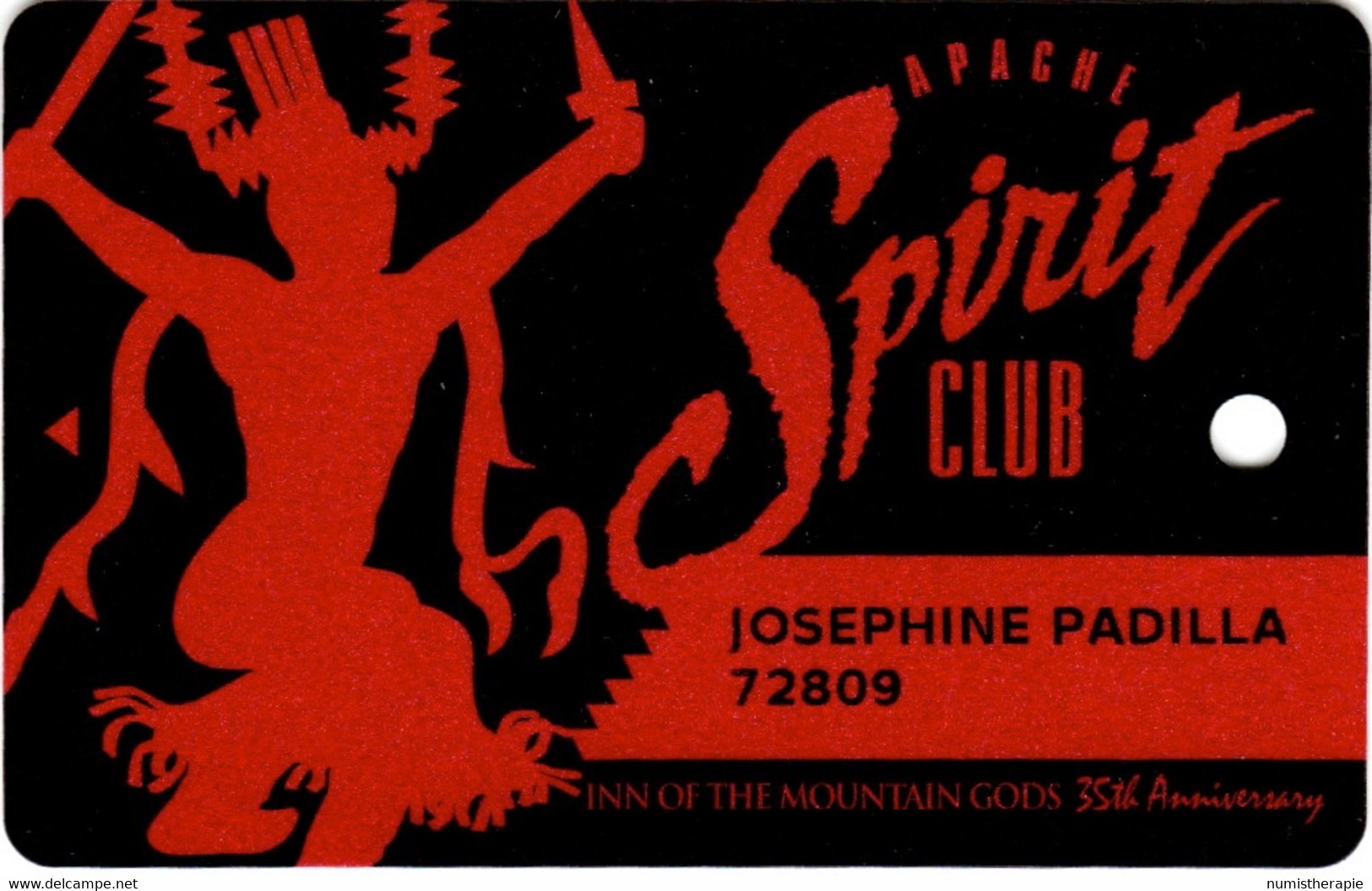 Mountain Gods Resort & Casino Apache Spirit : Mescalero NM - Casino Cards