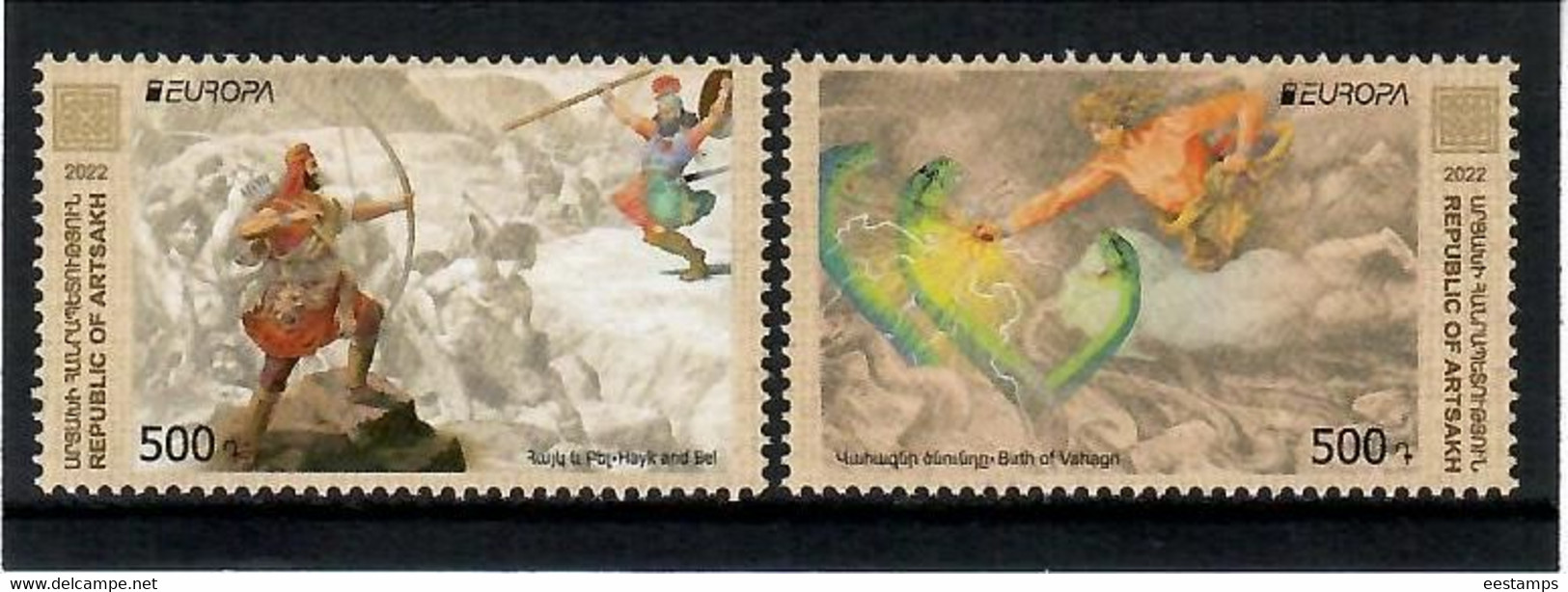 Armenia (Karabakh)  2022 .  EUROPA CEPT. Stories And Myths.2v:500,500 - Armenia