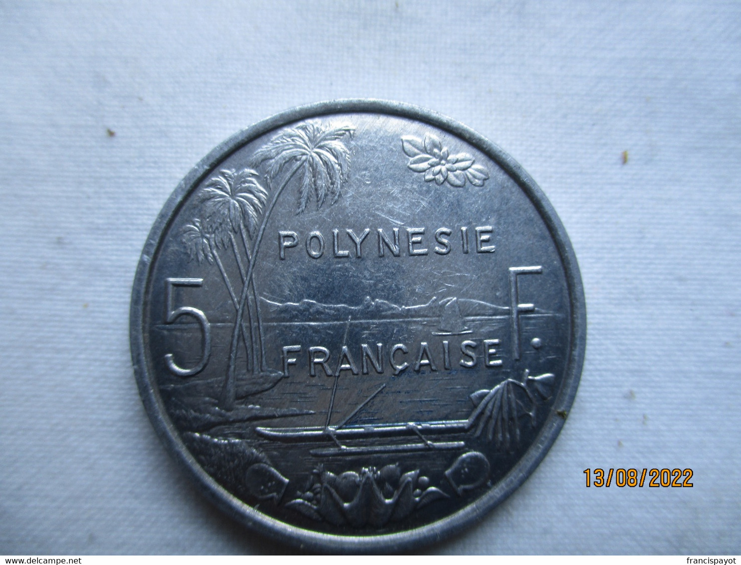 Polynésie Française: 5 Francs 1984 - Frans-Polynesië