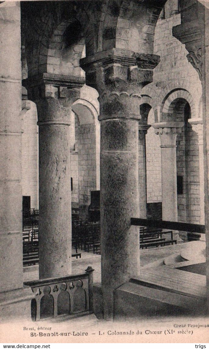 St. Benoît Sur Loire - La Colonnade Du Choeur (XIe Siècle) - Ouzouer Sur Loire