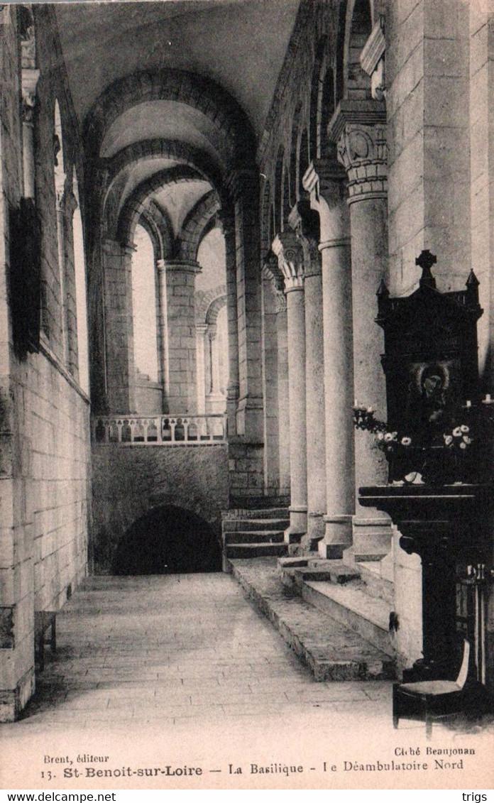 St. Benoît Sur Loire - La Basilique, Le Déambulatoire Nord - Ouzouer Sur Loire