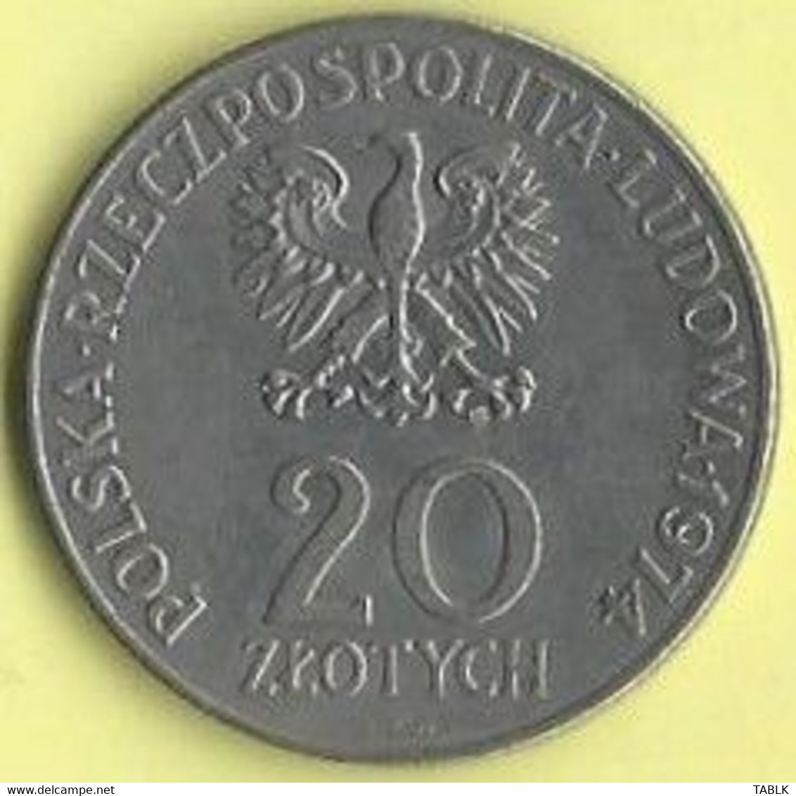 M329 - POLEN - 20 ZLOTY 1974 - Pologne