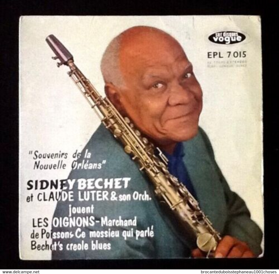 Vinyle 45 Tours Sidney Bechet Et Claude Luter Et Son Orchestre (1958) - Jazz