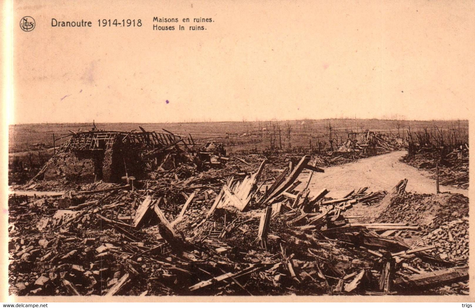 Dranoutre (1918) - Maisons En Ruines - Heuvelland