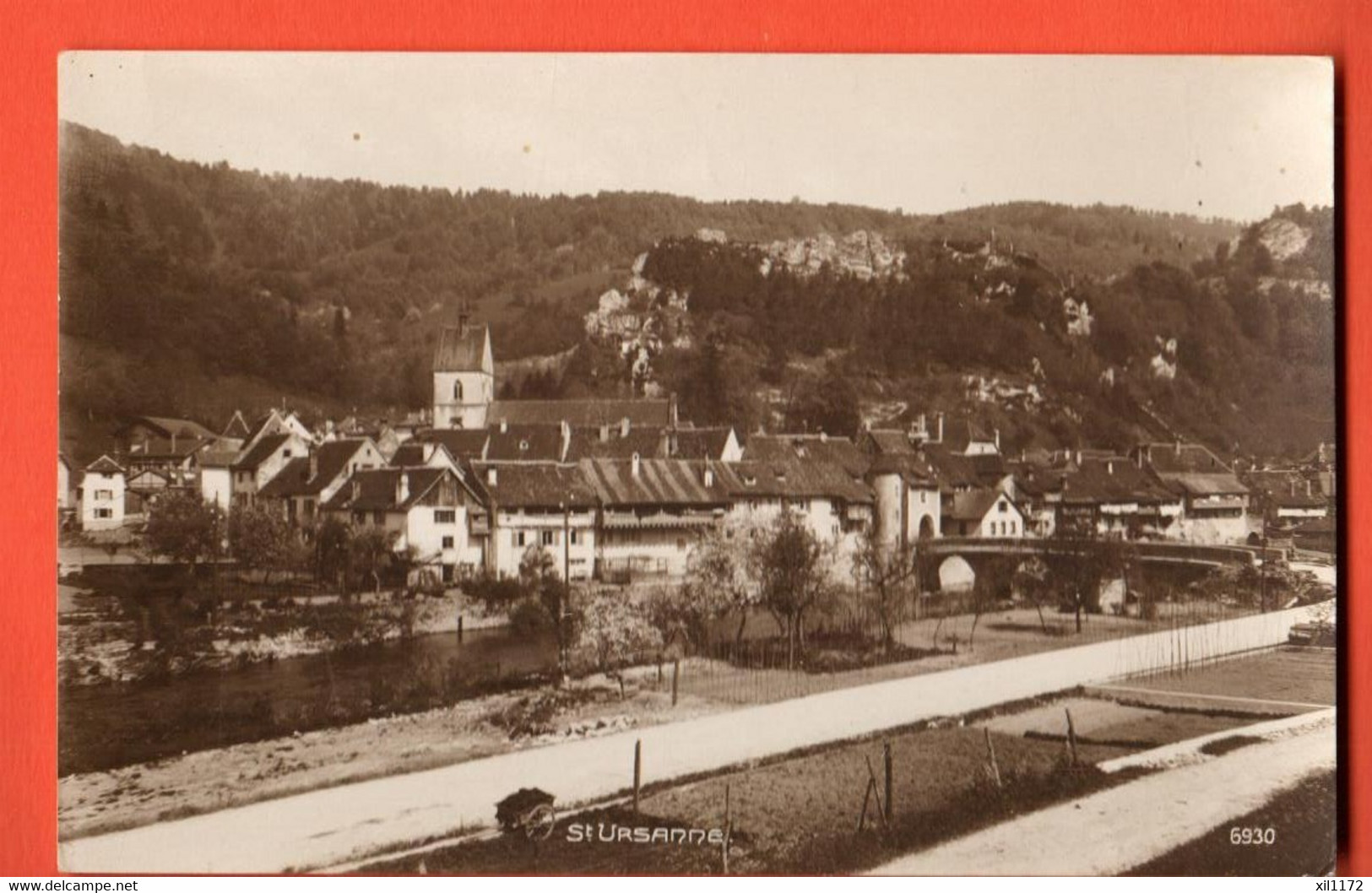 LAA-33 Saint-Ursanne.   Sepia. Perrochet-Matile. 6930  NC - Saint-Ursanne