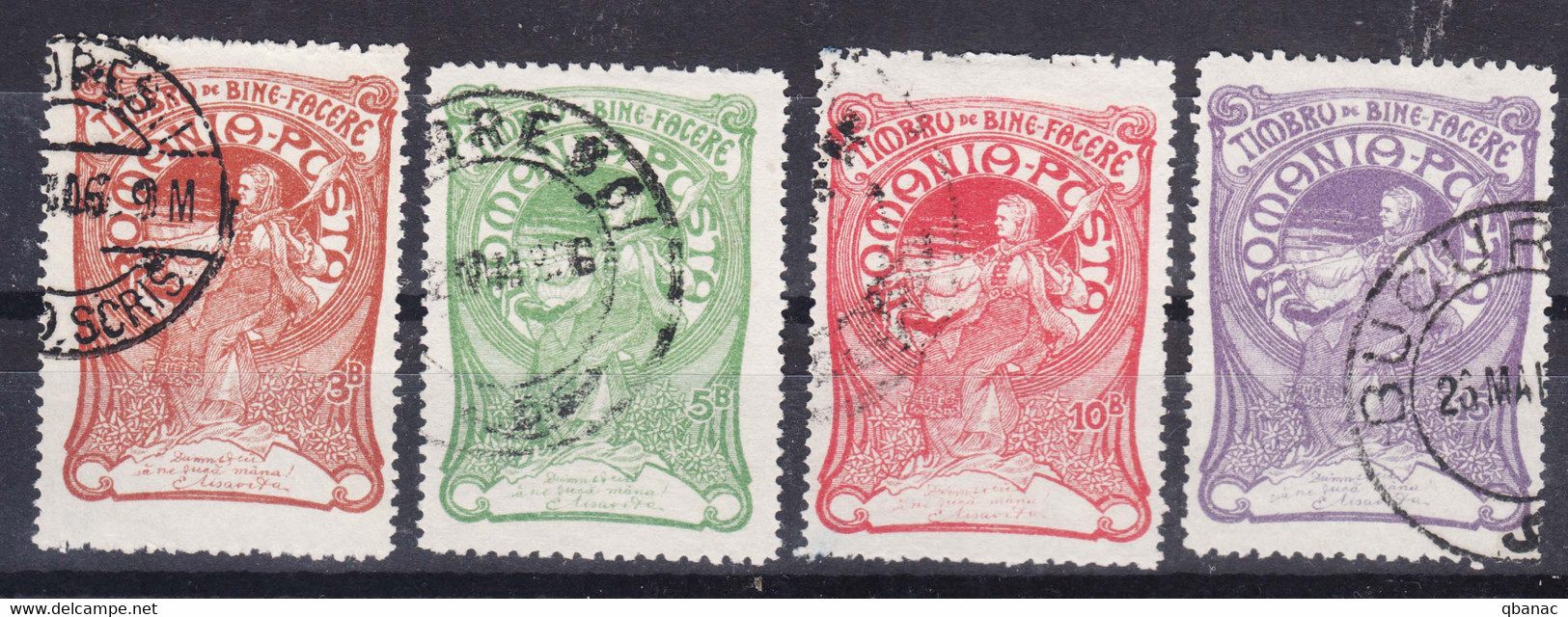 Romania 1906 Mi#161-164 Used - Gebraucht