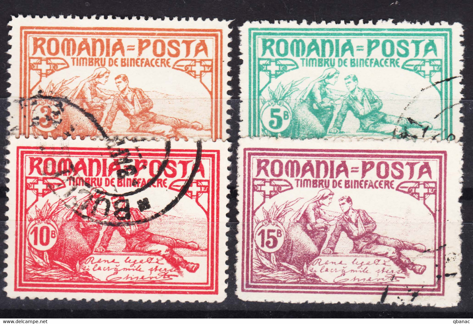 Romania 1906 Mi#169-172 Used - Used Stamps