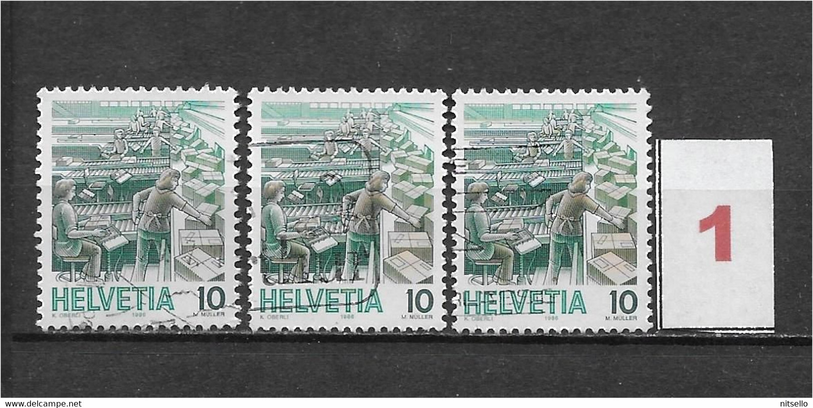 LOTE 1530A /// SUIZA YVERT Nº: 1251 - CATALOG./COTE: 2,40€ ¡¡¡ OFERTA - LIQUIDATION - JE LIQUIDE !!! - Used Stamps