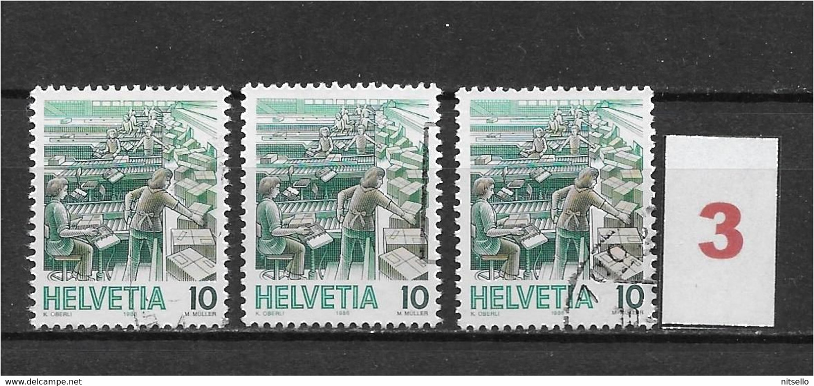 LOTE 1530A /// SUIZA YVERT Nº: 1251 - CATALOG./COTE: 2,40€ ¡¡¡ OFERTA - LIQUIDATION - JE LIQUIDE !!! - Used Stamps