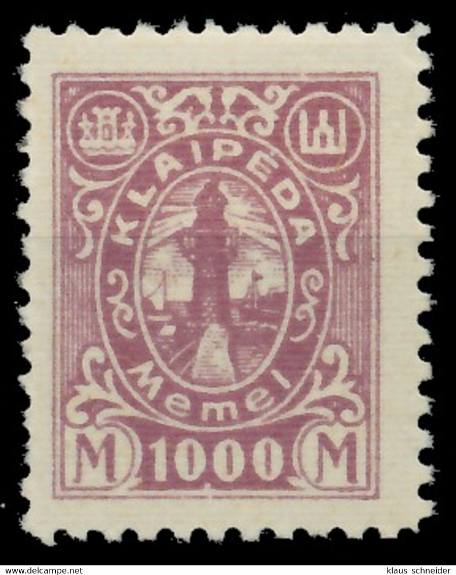 MEMEL 1923 Nr 161 Ungebraucht X41146E - Memel (Klaipeda) 1923