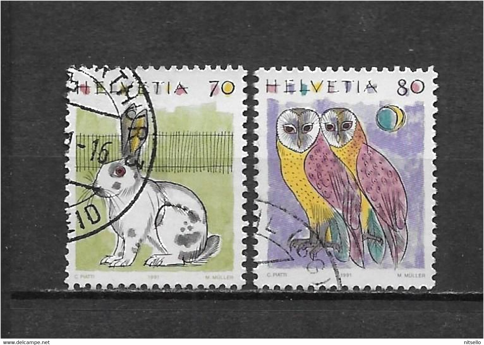 LOTE 1530A /// SUIZA YVERT Nº: 1364/1365  ¡¡¡ OFERTA - LIQUIDATION - JE LIQUIDE !!! - Used Stamps