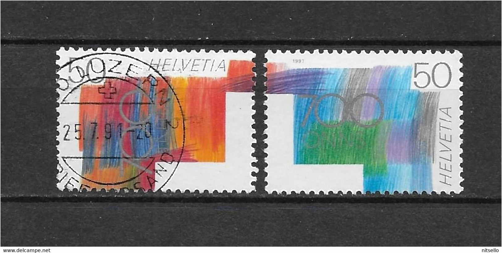 LOTE 1530A /// SUIZA YVERT Nº: 1368/1369  ¡¡¡ OFERTA - LIQUIDATION - JE LIQUIDE !!! - Used Stamps