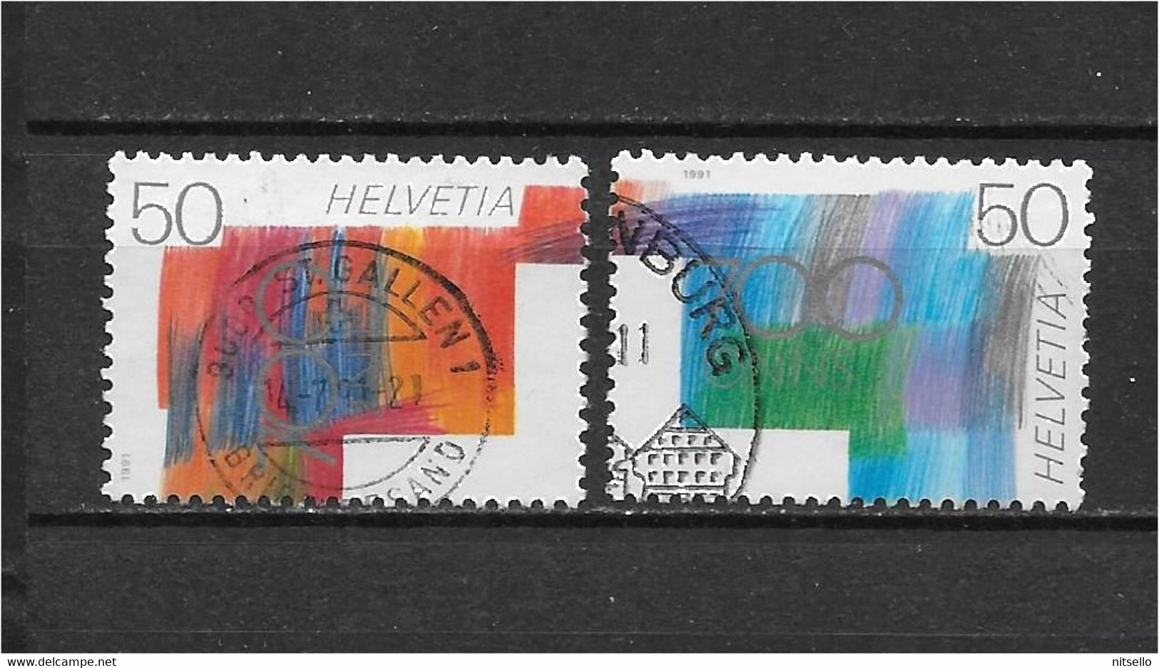 LOTE 1530A /// SUIZA YVERT Nº: 1368/1369  ¡¡¡ OFERTA - LIQUIDATION - JE LIQUIDE !!! - Used Stamps