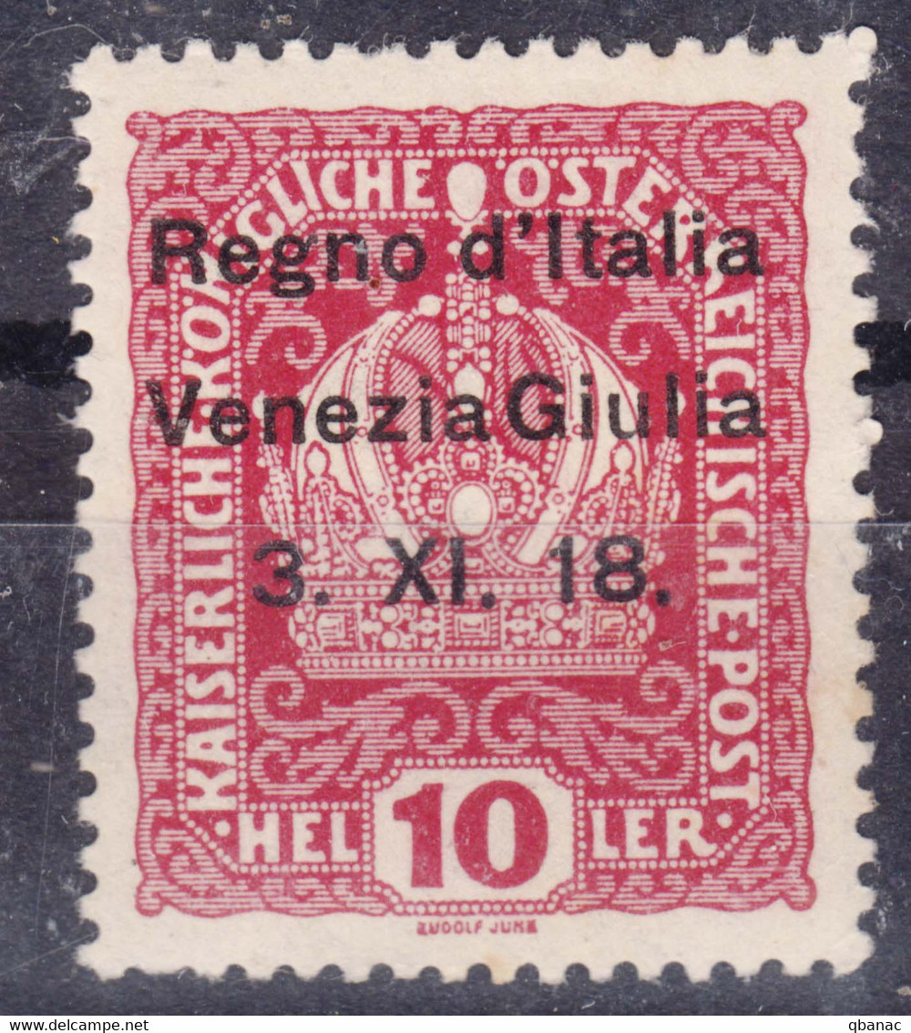 Italy Venezia Giulia 1918 Sassone#4 Mint Hinged - Vénétie Julienne