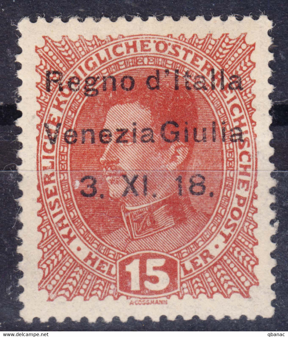 Italy Venezia Giulia 1918 Sassone#6 Mint Hinged - Venezia Giuliana