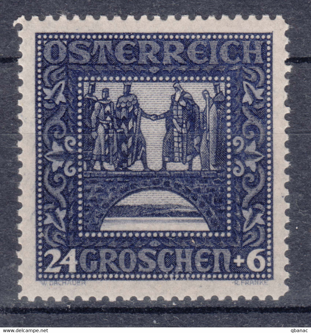 Austria 1926 Mi#492 I (fomat 27,5/28,5 Mm) Mint Hinged - Ungebraucht